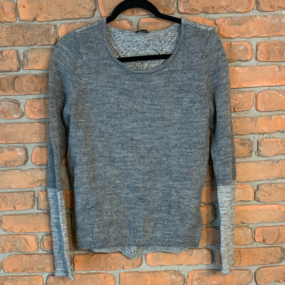 The Limited Gray Crew Neck Sweater